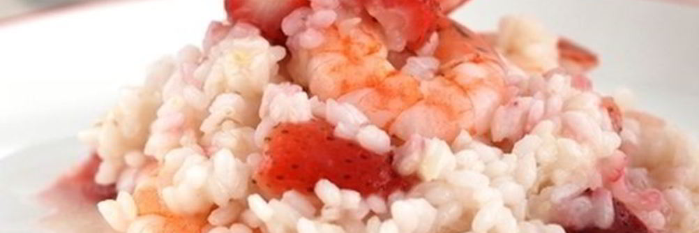 Ризотто с клубникой