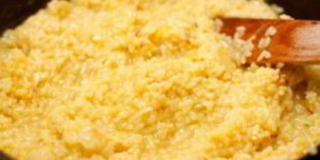 ризотто с коктейлем из морепродуктов