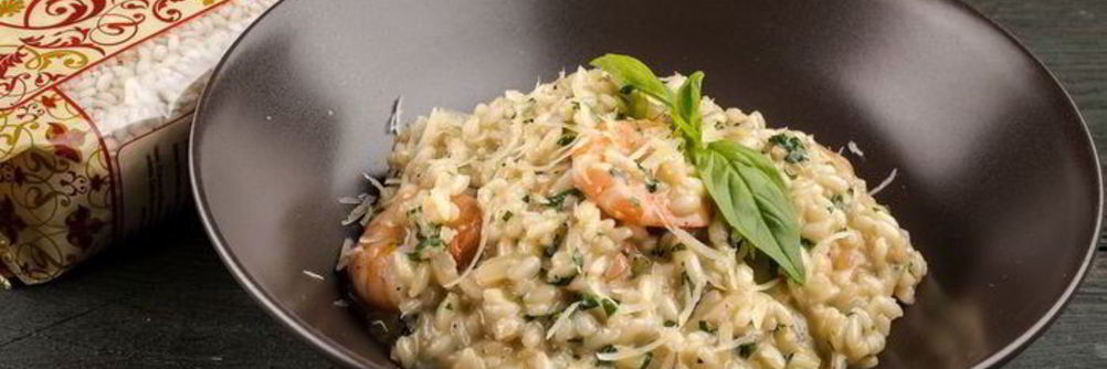 Ризотто с креветками