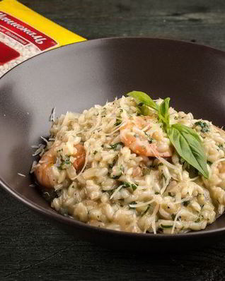 Ризотто с креветками