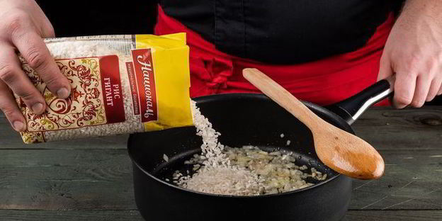 ризотто с креветками