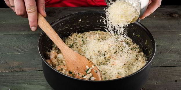 ризотто с креветками