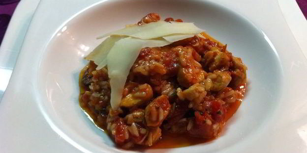 ризотто с кроликом