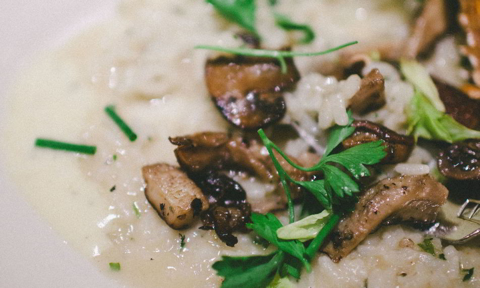 Рецепт ризотто с лесными грибами и белым вином