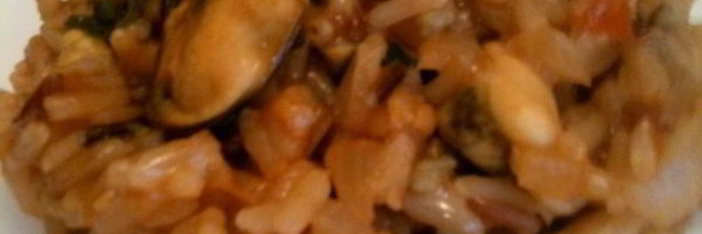 Ризотто с мидиями