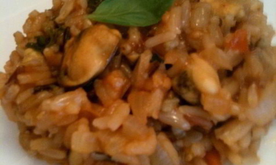 Рецепт ризотто с мидиями