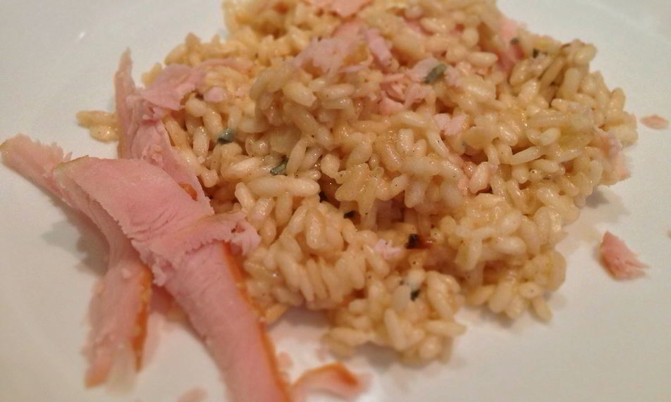 Рецепт ризотто с окороком и голубым сыром