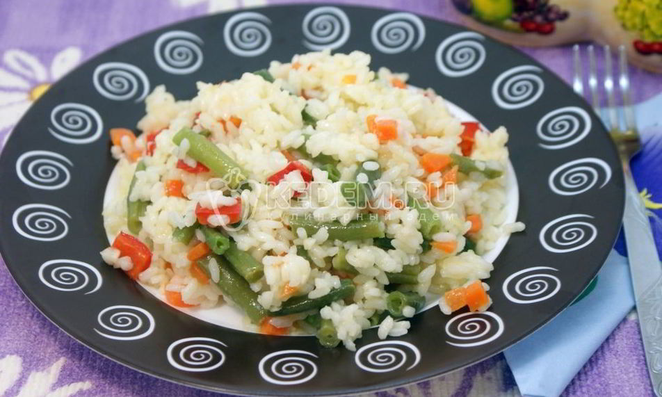Рецепт ризотто с овощами