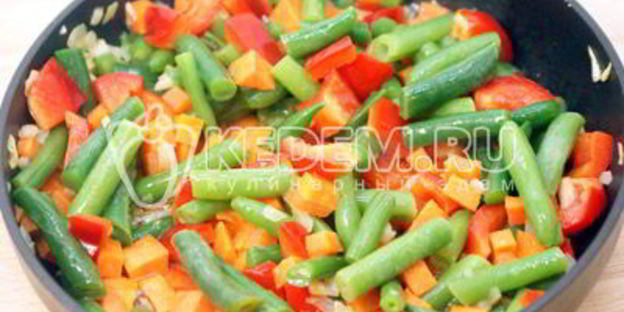 ризотто с овощами