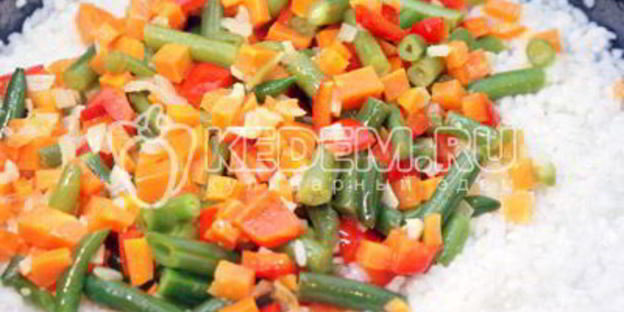 ризотто с овощами