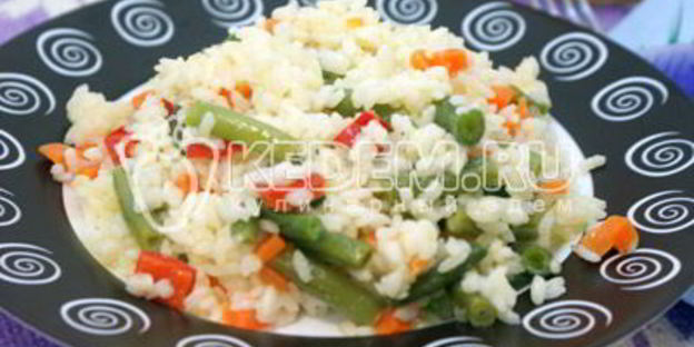 ризотто с овощами