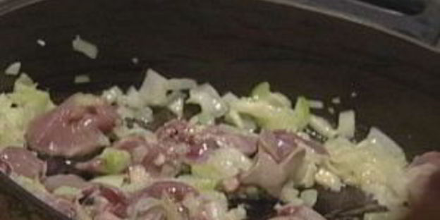 ризотто с печенью