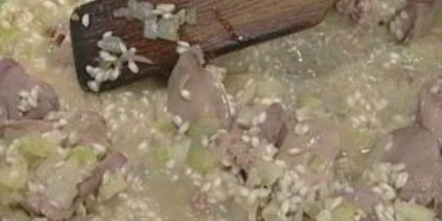 ризотто с печенью