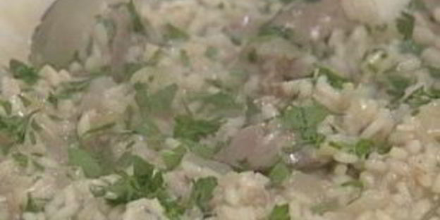 ризотто с печенью