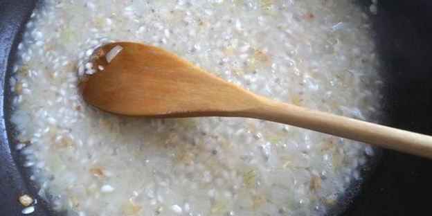 ризотто с петрушкой и фетой