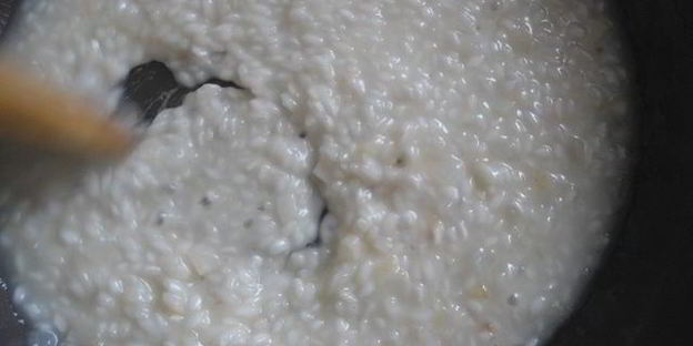 ризотто с петрушкой и фетой