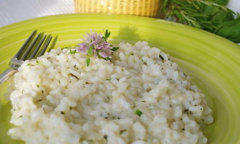 Рецепт ризотто с пряными травами