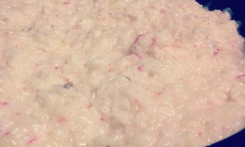 Рецепт ризотто с редиской