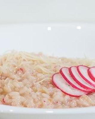 Ризотто с редисом