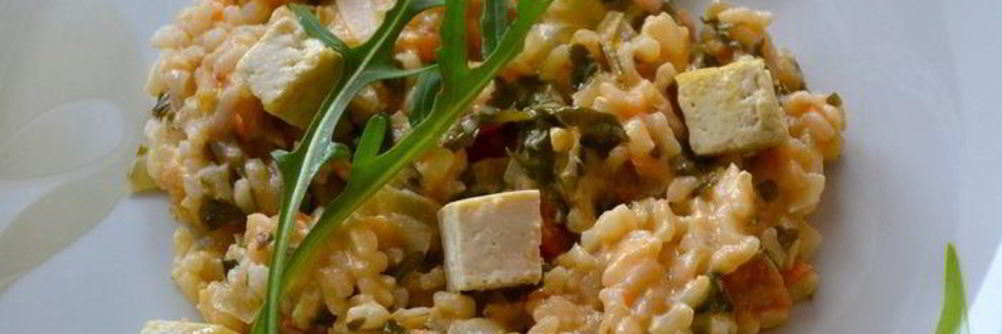 Ризотто с руколой