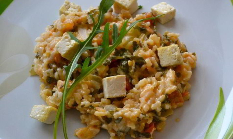 Рецепт ризотто с руколой