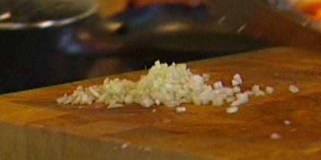 ризотто с сельдереем, ветчиной и пармезаном