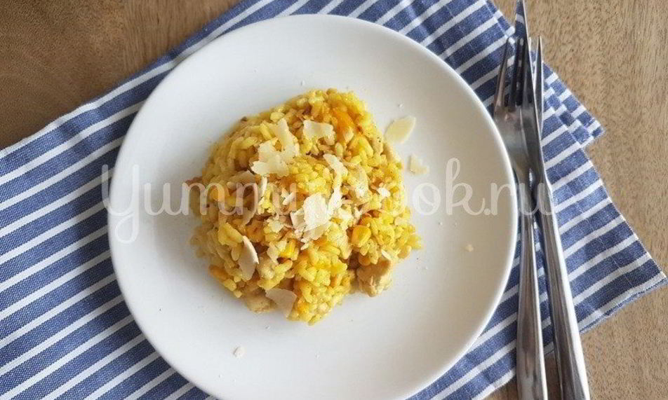 Рецепт ризотто с шафраном