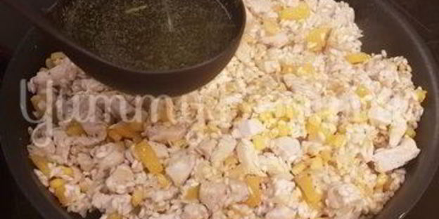 ризотто с шафраном