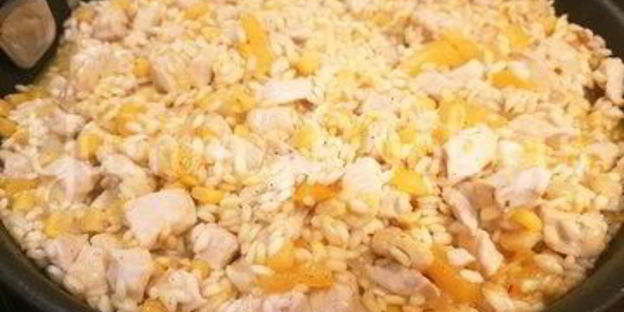 ризотто с шафраном