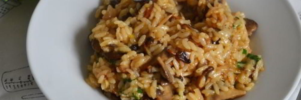 Ризотто с шампиньонами