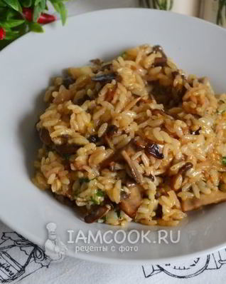 Ризотто с шампиньонами