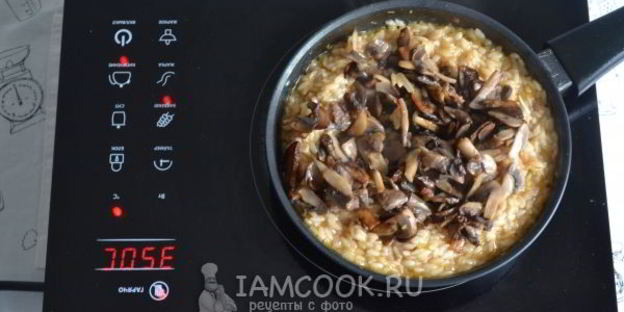 ризотто с шампиньонами