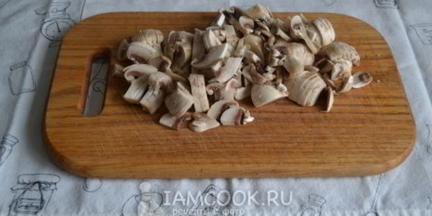 ризотто с шампиньонами