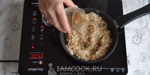 ризотто с шампиньонами