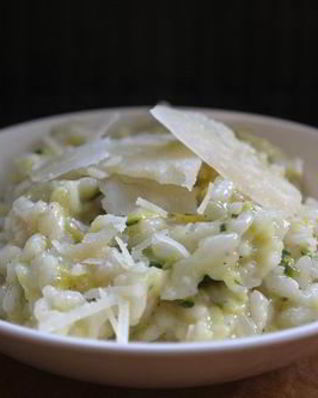 Ризотто с цуккини и сквошем