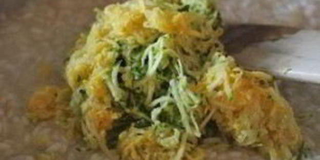 ризотто с цуккини и сквошем