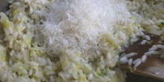 ризотто с цуккини и сквошем