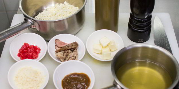 ризотто с уткой