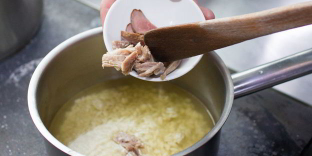 ризотто с уткой