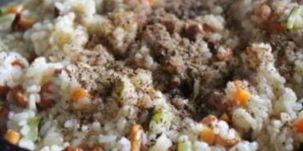 ризотто с замороженными овощами