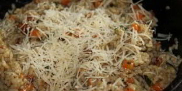 ризотто с замороженными овощами