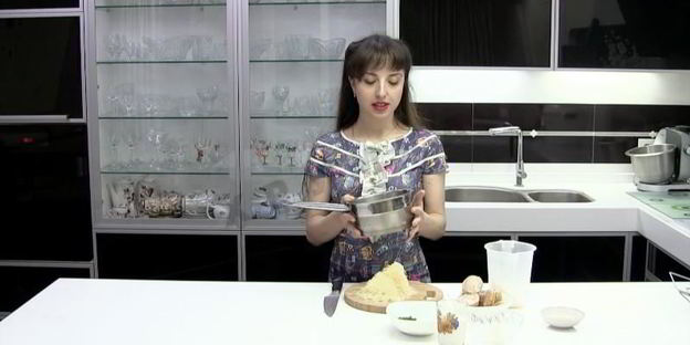 ризотто с зеленью и сыром