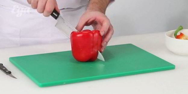 ризотто со сливками и сладким перцем