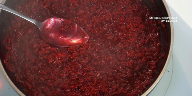 ризотто со свеклой