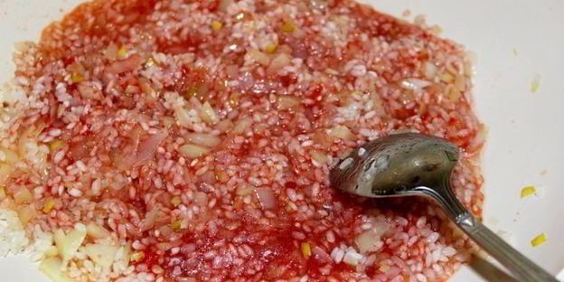 ризотто томатное