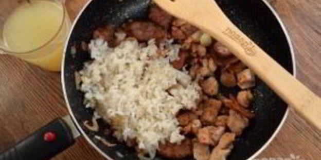 ризотто в болгарском перце