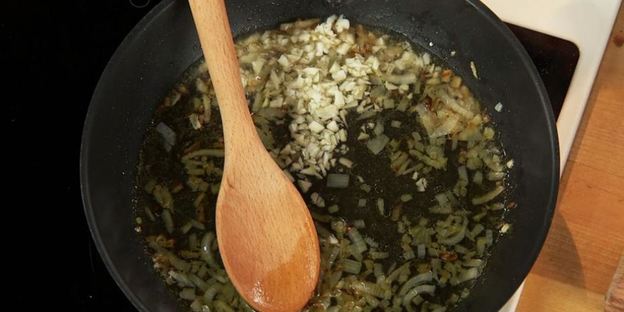 утиное филе с банановым ризотто