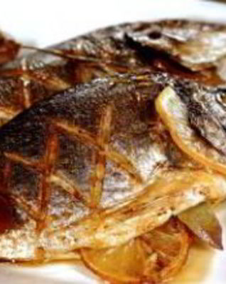 Дорада с лимоном