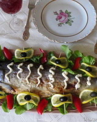 Фаршированная горбуша