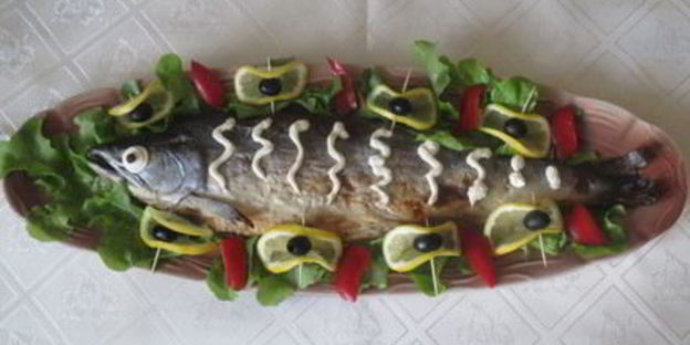 фаршированная горбуша